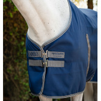 Couverture de box Horseware Rambo doublure microfibre Marine / orage / gris argent Bleu marine