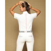 Polo Victore GEM manches courtes femme Blanc