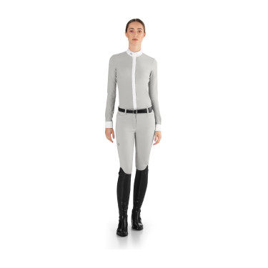 Polo de concours Ego7 manches longues femme Blanc