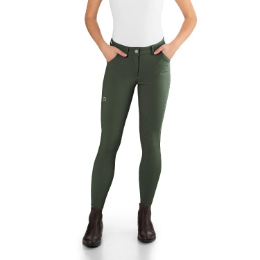 Pantalon Ego7 Jumping PT femme Kaki