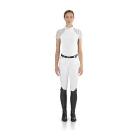 Polo de concours Florentine Ego7 manches courtes femme Blanc