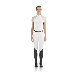 Polo de concours Florentine Ego7 manches courtes femme Blanc