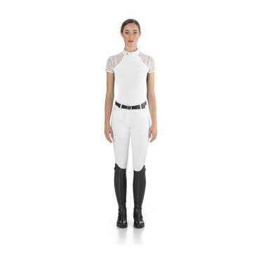 Polo de concours Florentine Ego7 manches courtes femme Blanc