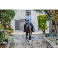 Sweat unisexe Equithème Axel Bleu / ciel