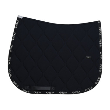 Tapis GEM Love Marine / paillettes Bleu marine