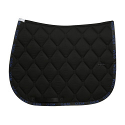 Tapis GEM Love Noir / bleu roi