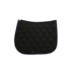 Tapis GEM Love Noir / bleu roi