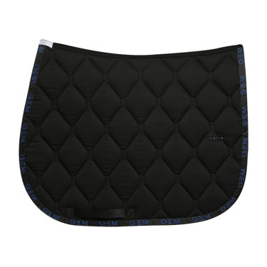 Tapis GEM Love Noir / bleu roi