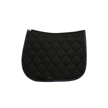 Tapis GEM Love Noir / bleu roi