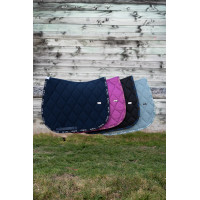 Tapis GEM Love Noir / bleu roi