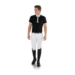 Polo de concours Ego7 homme manches courtes Noir Polo de concours Ego7 homme manches courtes Noir