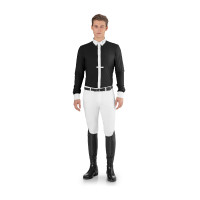 Polo de concours Ego7 homme manches longues Noir