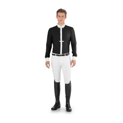 Polo de concours Ego7 homme manches longues Noir Polo de concours Ego7 homme manches longues Noir