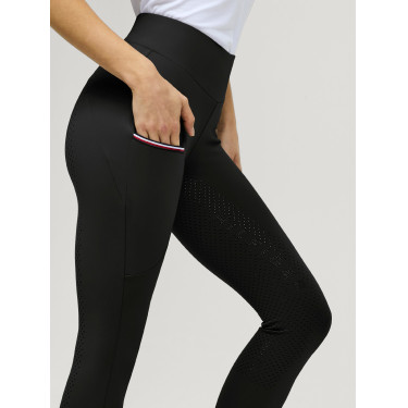 Legging Tommy Hilfiger Equestrian Elmira femme full grip Noir