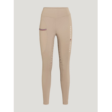 Legging Tommy Hilfiger Equestrian Elmira femme full grip Beige Legging Tommy Hilfiger Equestrian Elmira femme full grip Beige