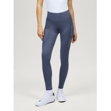 Legging Tommy Hilfiger Equestrian Elmira femme full grip Indigo délavé Bleu