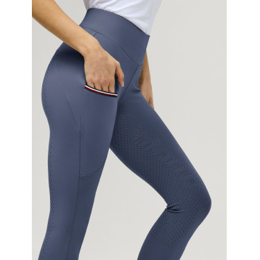 Legging Tommy Hilfiger Equestrian Elmira femme full grip Indigo délavé Bleu
