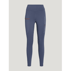 Legging Tommy Hilfiger Equestrian Elmira femme full grip Indigo délavé Bleu