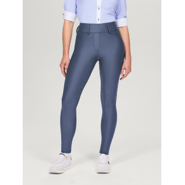Pantalon Tommy Hilfiger Equestrian Highland Hybrid femme full grip Indigo délavé Bleu Pantalon Tommy Hilfiger Equestrian Highland Hybrid femme full grip Indigo délavé Bleu