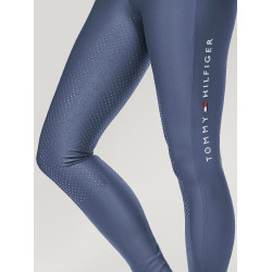 Pantalon Tommy Hilfiger Equestrian Highland Hybrid femme full grip Indigo délavé Bleu Pantalon Tommy Hilfiger Equestrian Highland Hybrid femme full grip Indigo délavé Bleu