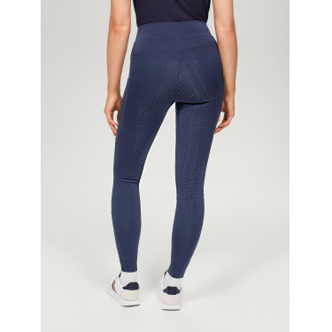Legging Tommy Hilfiger Equestrian Amber taille haute full grip femme Indigo délavé Bleu