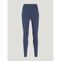 Legging Tommy Hilfiger Equestrian Amber taille haute full grip femme Indigo délavé Bleu