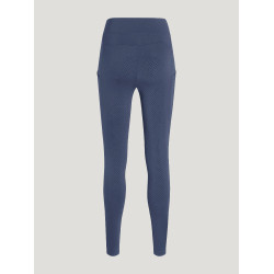 Legging Tommy Hilfiger Equestrian Amber taille haute full grip femme Indigo délavé Bleu