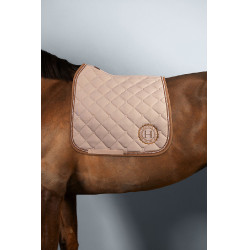 Tapis de selle Harcour Etoile perlée Champagne Beige
