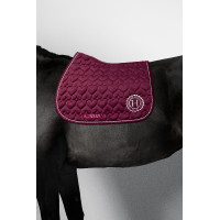 Tapis de selle Harcour Valentine Bordeaux