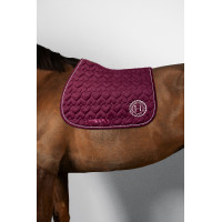 Tapis de selle Harcour Valentine Bordeaux