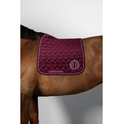 Tapis de selle Harcour Valentine Bordeaux