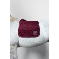 Tapis de selle Harcour Valentine Bordeaux