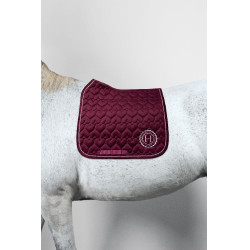 Tapis de selle Harcour Valentine Bordeaux