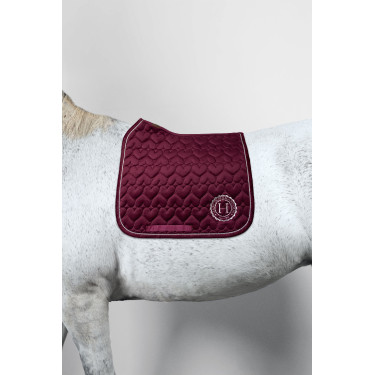 Tapis de selle Harcour Valentine Bordeaux