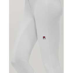 Pantalon Tommy Hilfiger Equestrian Lea full grip femme Blanc optique