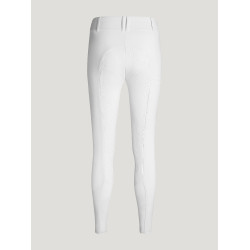 Pantalon Tommy Hilfiger Equestrian Lea full grip femme Blanc optique