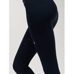 Pantalon Tommy Hilfiger Equestrian Lea full grip femme Desert sky Bleu