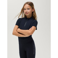 Polo d'entrainement Palma Tommy Hilfiger Equestrian 1/4 Zip Young Rider manches courtes Desert sky Bleu Polo d'entrainement Palma Tommy Hilfiger Equestrian 1/4 Zip Young Rider manches courtes Desert sky Bleu