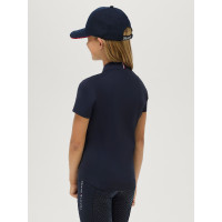 Polo d'entrainement Palma Tommy Hilfiger Equestrian 1/4 Zip Young Rider manches courtes Desert sky Bleu Polo d'entrainement Palma Tommy Hilfiger Equestrian 1/4 Zip Young Rider manches courtes Desert sky Bleu