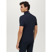 Polo d'entrainement Rialto Tommy Hilfiger Equestrian 1/4 Zip manches courtes homme Desert sky Bleu Polo d'entrainement Rialto Tommy Hilfiger Equestrian 1/4 Zip manches courtes homme Desert sky Bleu