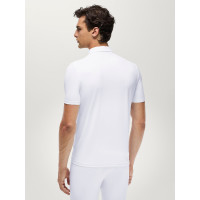 Polo de concours Alex Tommy Hilfiger Equestrian manches courtes homme Blanc optique Polo de concours Alex Tommy Hilfiger Equestrian manches courtes homme Blanc optique