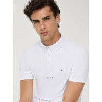 Polo de concours Alex Tommy Hilfiger Equestrian manches courtes homme Blanc optique Polo de concours Alex Tommy Hilfiger Equestrian manches courtes homme Blanc optique