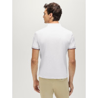 Polo manches courtes Davis Tommy Hilfiger Equestrian homme Blanc optique Polo manches courtes Davis Tommy Hilfiger Equestrian homme Blanc optique
