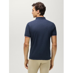 Polo manches courtes Davis Tommy Hilfiger Equestrian homme Desert sky Bleu