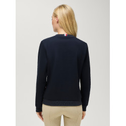 Pull col rond Belair à strass Tommy Hilfiger Equestrian femme Desert sky Bleu