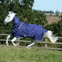 Couverture Bucas Atlantic Exclusive 150g et couvre cou Marine / bleu