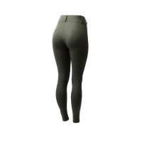 Legging d'hiver femme grip intégral Horze Dea Vert scarabé