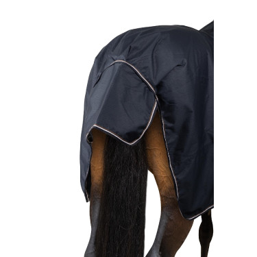 Couverture d'extérieur Glasgow avec doublure polaire et éléments réfléchissants Horze 600D Myrtille Gris