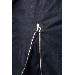 Couverture d'extérieur Horze combo Glasgow 400 g Myrtille Gris