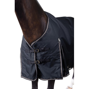 Couverture d'extérieur Glasgow 300g poney Horze 600D Myrtille Gris